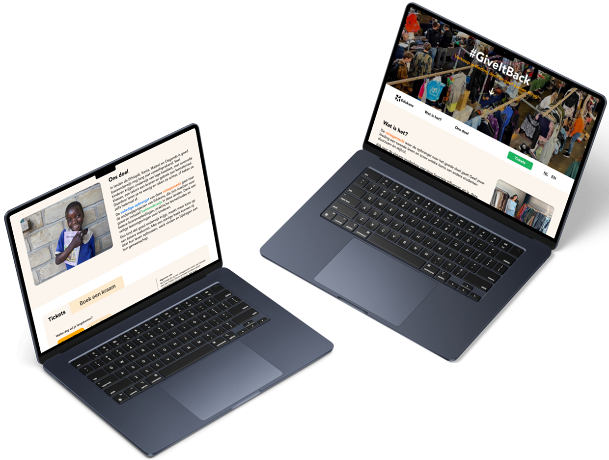 Edukans Landing Page